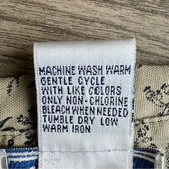 Jennifer Moore L cotton button up foliage print shirt beige black - Picture 6 of 10